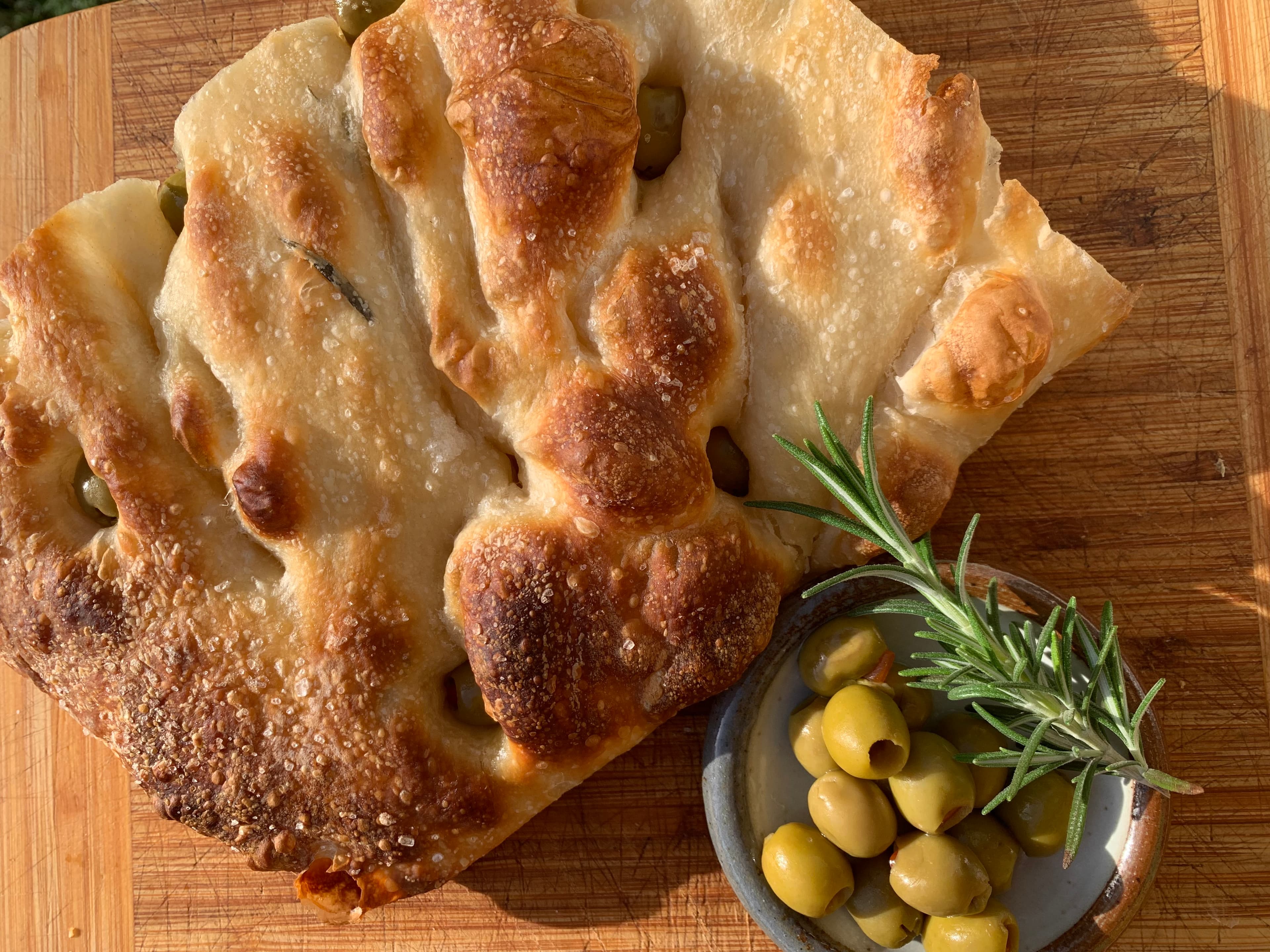 Lazy Bread focaccia and loaves